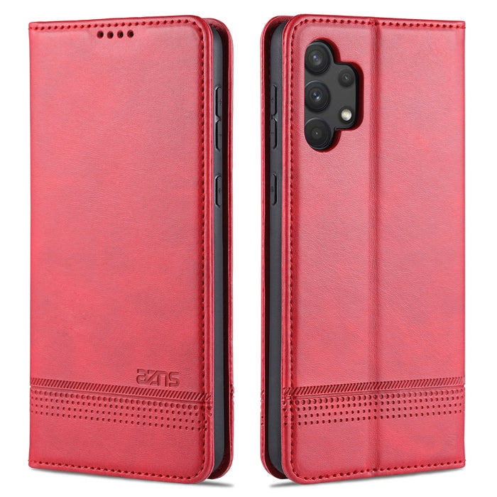 AZNS Estuche de cuero con tapa horizontal con textura de becerro magnético con ranuras para tarjetas y soporte y billetera, For OPPO A93 (5G), For OPPO A74 (5G), For Xiaomi Redmi K40, For Xiaomi Redmi K40 Pro, For Xiaomi Poco F3, For Samsung Galaxy A32 4G