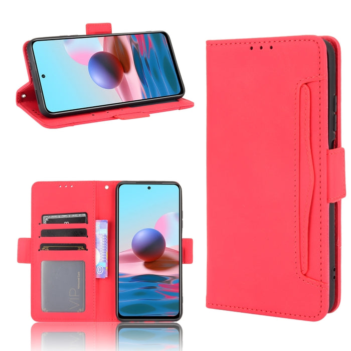 Estuche de cuero con tapa horizontal con patrón de piel de becerro con soporte y ranuras para tarjetas y marco de fotos, For Xiaomi Redmi Note 10 4G / Note 10S, For Xiaomi Redmi Note 10 Pro / Note 10 Pro Max, For Ulefone Note 11P                       ...