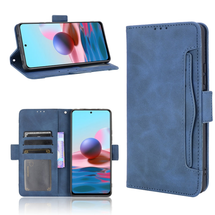 Estuche de cuero con tapa horizontal con patrón de piel de becerro con soporte y ranuras para tarjetas y marco de fotos, For Xiaomi Redmi Note 10 4G / Note 10S, For Xiaomi Redmi Note 10 Pro / Note 10 Pro Max, For Ulefone Note 11P                       ...