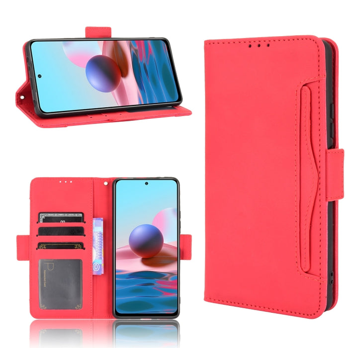 Estuche de cuero con tapa horizontal con patrón de piel de becerro con soporte y ranuras para tarjetas y marco de fotos, For Xiaomi Redmi Note 10 4G / Note 10S, For Xiaomi Redmi Note 10 Pro / Note 10 Pro Max, For Ulefone Note 11P                       ...