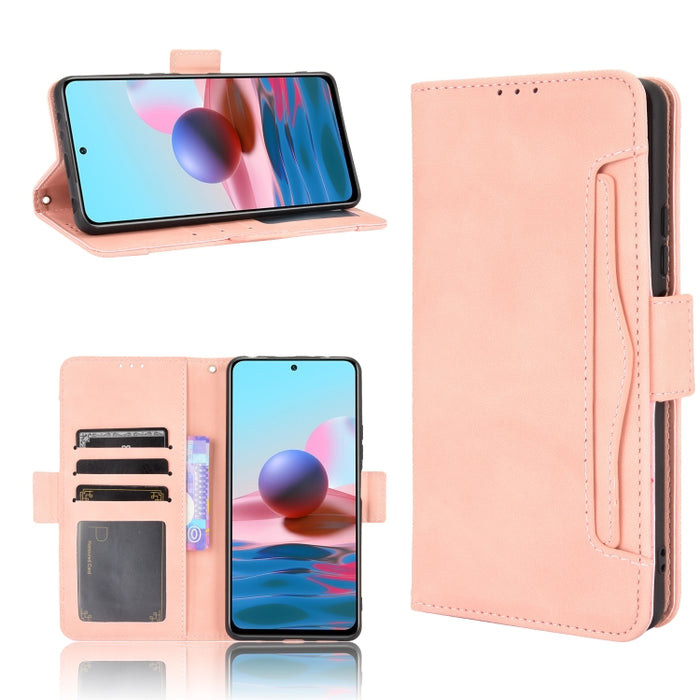 Estuche de cuero con tapa horizontal con patrón de piel de becerro con soporte y ranuras para tarjetas y marco de fotos, For Xiaomi Redmi Note 10 4G / Note 10S, For Xiaomi Redmi Note 10 Pro / Note 10 Pro Max, For Ulefone Note 11P                       ...