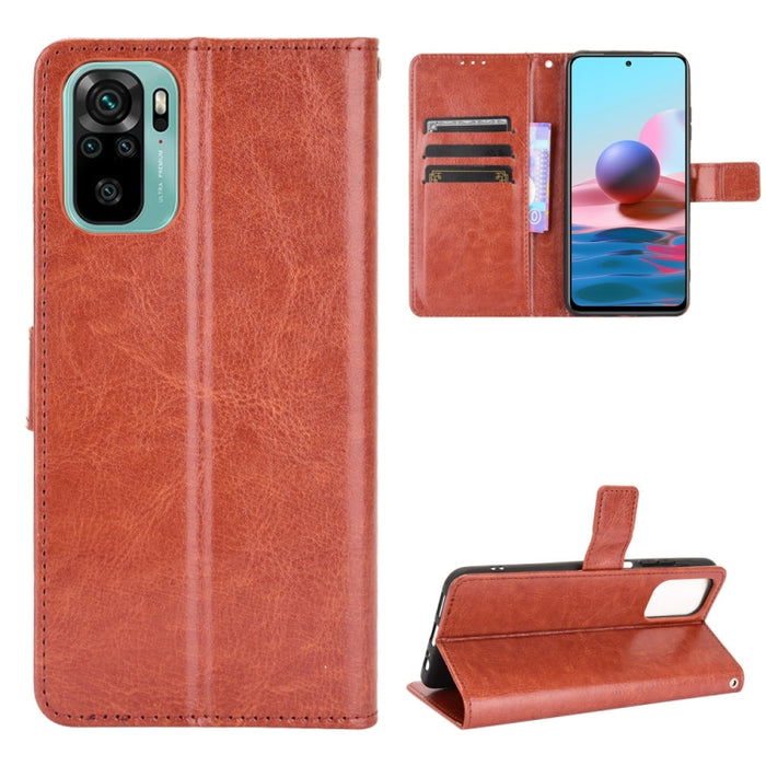 Retro Crazy Horse Texture Funda de cuero con tapa horizontal con soporte y ranuras para tarjetas y marco de fotos, For Xiaomi Redmi Note 10 4G / Note 10S, For Xiaomi Redmi Note 10 Pro / Note 10 Pro Max, For Xiaomi Mi 11 Lite 4G, For Xiaomi MI 11 Lite 5...