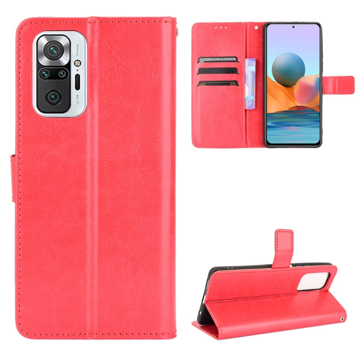 Retro Crazy Horse Texture Funda de cuero con tapa horizontal con soporte y ranuras para tarjetas y marco de fotos, For Xiaomi Redmi Note 10 4G / Note 10S, For Xiaomi Redmi Note 10 Pro / Note 10 Pro Max, For Xiaomi Mi 11 Lite 4G, For Xiaomi MI 11 Lite 5...