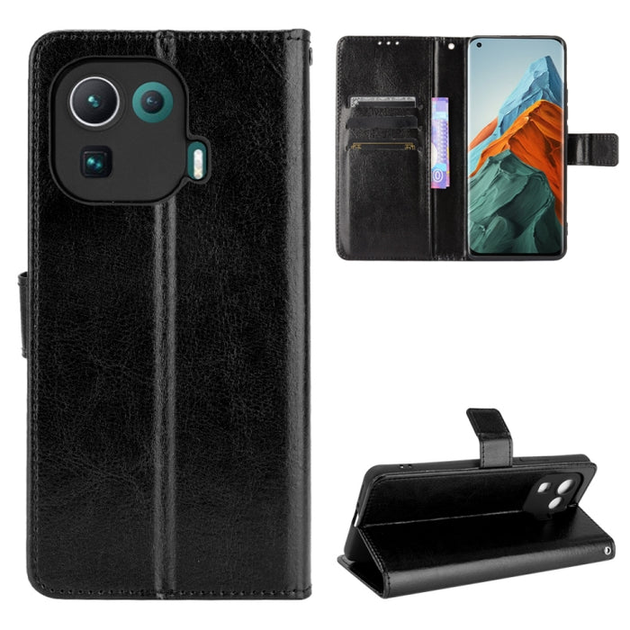 Retro Crazy Horse Texture Funda de cuero con tapa horizontal con soporte y ranuras para tarjetas y marco de fotos, For Xiaomi Redmi Note 10 4G / Note 10S, For Xiaomi Redmi Note 10 Pro / Note 10 Pro Max, For Xiaomi Mi 11 Lite 4G, For Xiaomi MI 11 Lite 5...