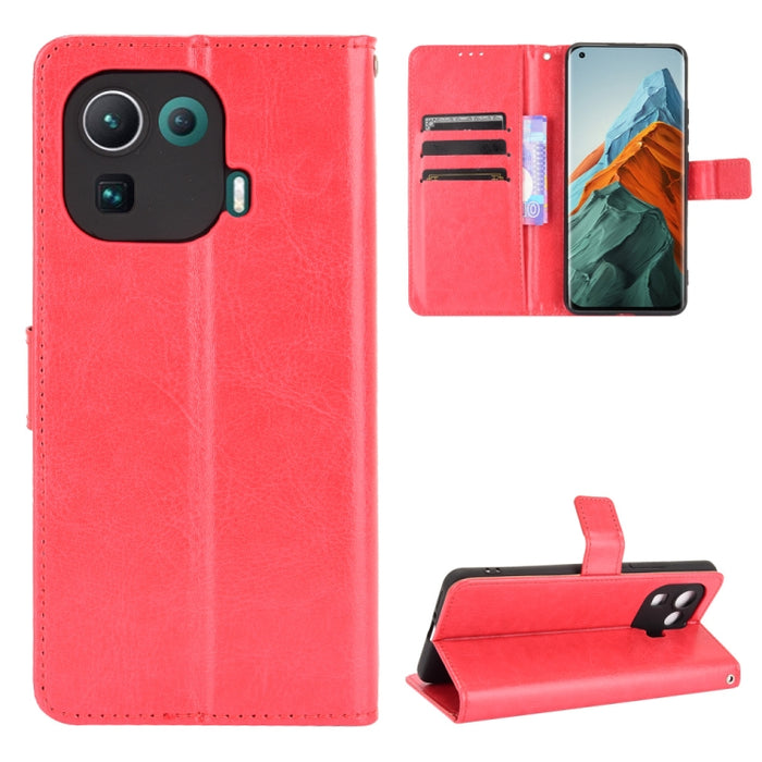 Retro Crazy Horse Texture Funda de cuero con tapa horizontal con soporte y ranuras para tarjetas y marco de fotos, For Xiaomi Redmi Note 10 4G / Note 10S, For Xiaomi Redmi Note 10 Pro / Note 10 Pro Max, For Xiaomi Mi 11 Lite 4G, For Xiaomi MI 11 Lite 5...