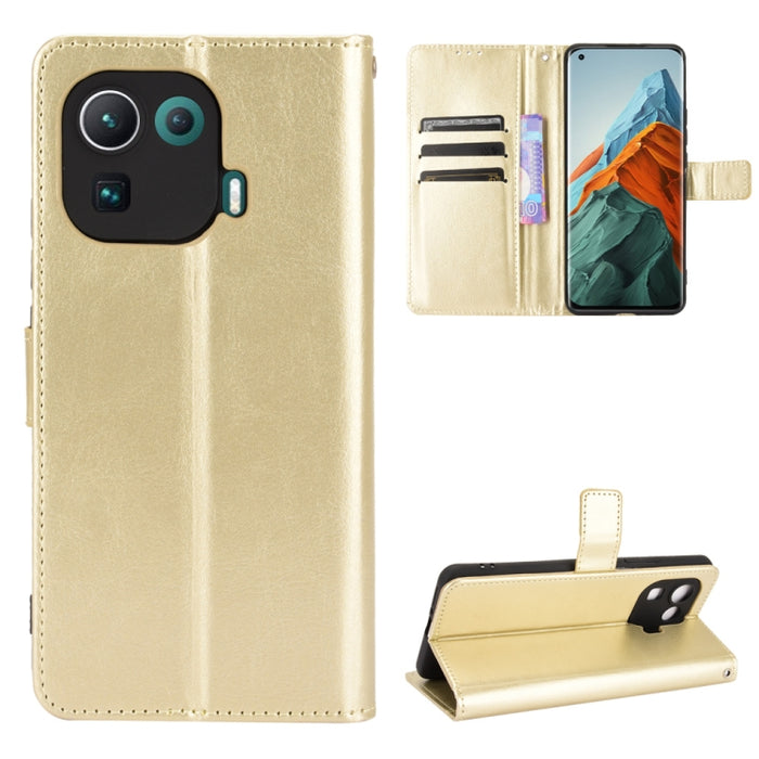 Retro Crazy Horse Texture Funda de cuero con tapa horizontal con soporte y ranuras para tarjetas y marco de fotos, For Xiaomi Redmi Note 10 4G / Note 10S, For Xiaomi Redmi Note 10 Pro / Note 10 Pro Max, For Xiaomi Mi 11 Lite 4G, For Xiaomi MI 11 Lite 5...