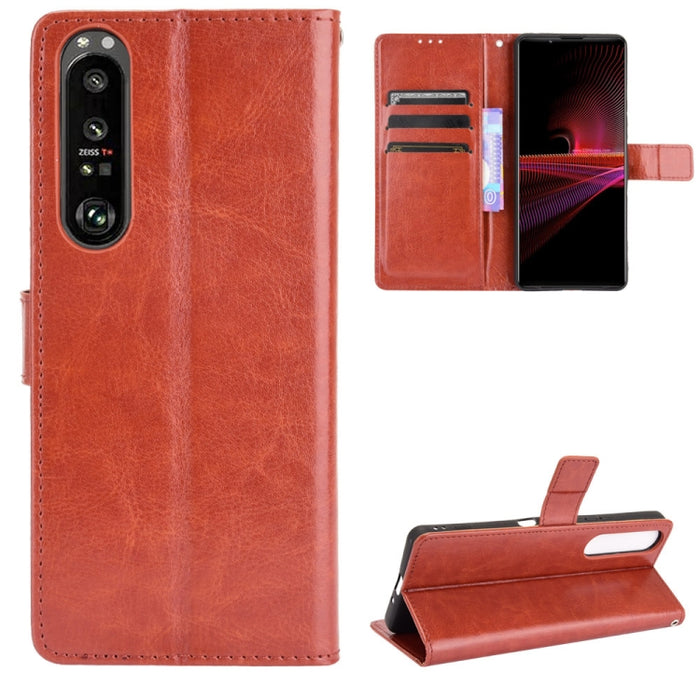 Retro Crazy Horse Texture Funda de cuero con tapa horizontal con soporte y ranuras para tarjetas y marco de fotos, For Xiaomi Redmi Note 10 4G / Note 10S, For Xiaomi Redmi Note 10 Pro / Note 10 Pro Max, For Xiaomi Mi 11 Lite 4G, For Xiaomi MI 11 Lite 5...