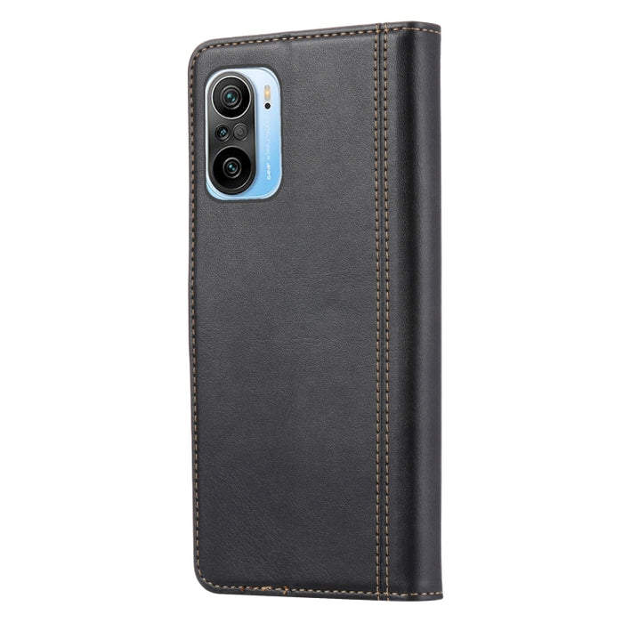 Estuche de cuero con tapa horizontal y cierre doble con textura de becerro con marco de fotos y soporte y ranuras para tarjetas y billetera, For Xiaomi Redmi K40 / K40 Pro, For Xiaomi Redmi Note 10 4G / Note 10S, For Xiaomi Redmi Note 10 Pro