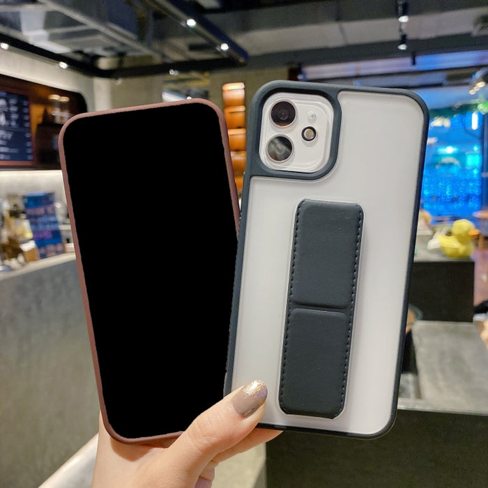 Estuche Skin Feel TPU + PC a prueba de golpes con correa para la muñeca