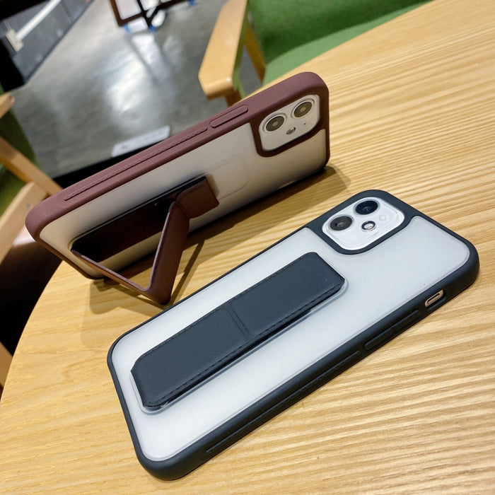Estuche Skin Feel TPU + PC a prueba de golpes con correa para la muñeca
