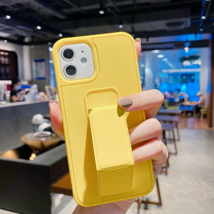 Estuche colorido de TPU + PC a prueba de golpes con correa para la muñeca
