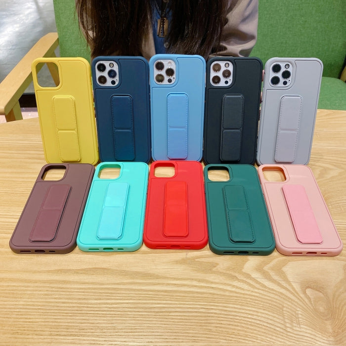 Estuche colorido de TPU + PC a prueba de golpes con correa para la muñeca