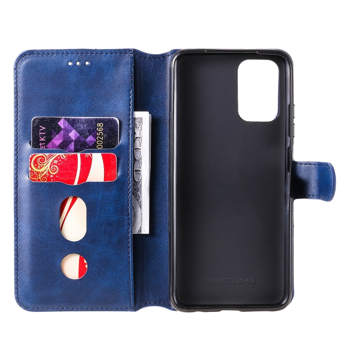 Estuche de cuero con tapa horizontal clásica de PU + TPU con textura de becerro con soporte y ranuras para tarjetas y billetera, For Xiaomi Redmi Note 10 4G / Note 10S, For Xiaomi Note 10 Pro / Note 10 Pro Max, For OPPO A55 5G / A54 4G / Realme V11 5G ...
