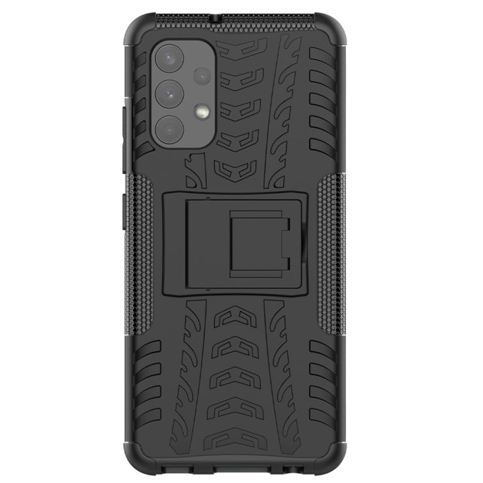 Estuche protector de TPU + PC a prueba de golpes con textura de neumático con soporte, For Samsung Galaxy A32 4G, For vivo Y20, For Xiaomi Redmi Note 10