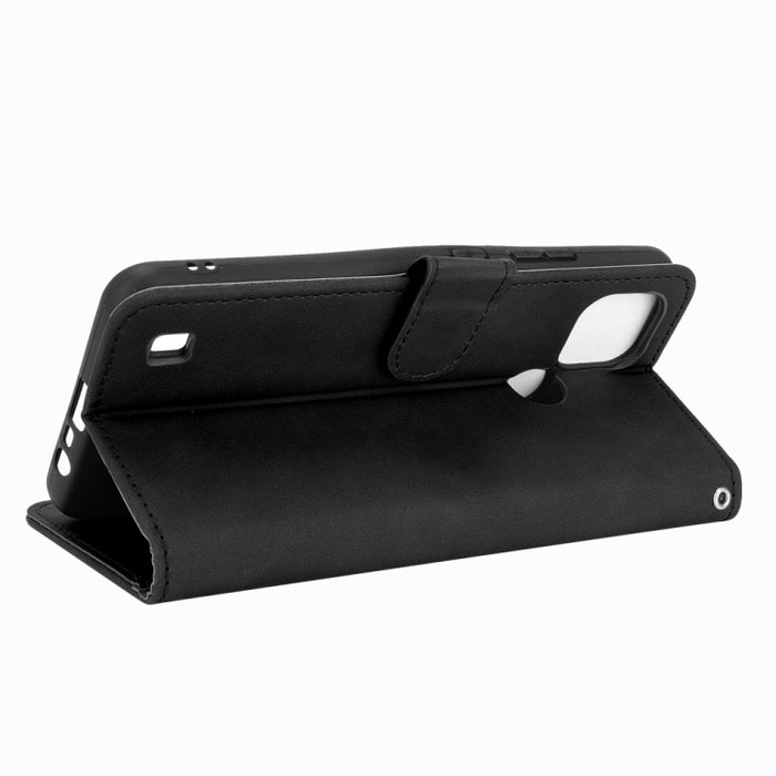 Funda de piel sintética con textura de piel de becerro con tapa horizontal y hebilla magnética con soporte, ranuras para tarjetas y cartera, For OPPO Realme C21, For Blackview BV6300 Pro, For Ulefone Note 11P, For Sony Xperia 1 III, For Xiaomi Mi 11 Ul...