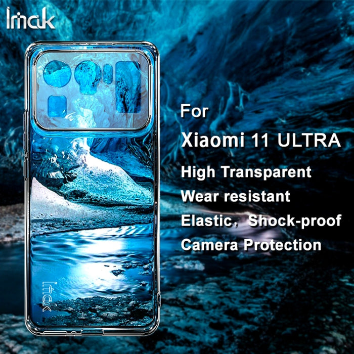 Para Xiaomi Mi 11 Ultra IMAK UX-5 Series Funda protectora transparente de TPU a prueba de golpes, For Xiaomi Mi 11 Ultra