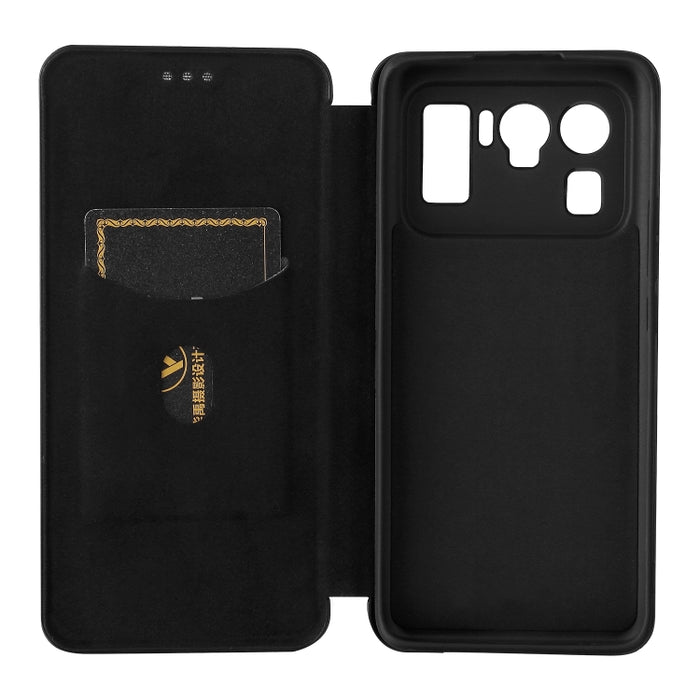 Textura de fibra de carbono Flip horizontal magnético TPU + PC + Funda de cuero PU con ranura para tarjeta, For Xiaomi Mi 11 Ultra, For Xiaomi Mi 11 Pro, For Xiaomi Mi 11 Lite, For Realme C21, For Oppo Find X3 / X3 Pro