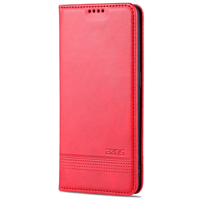 AZNS Estuche de cuero con tapa horizontal con textura de becerro magnético con ranuras para tarjetas y soporte y billetera, For OPPO A94 / F19 Pro / Reno5 Lite, For Xiaomi Mi 11 Ultra