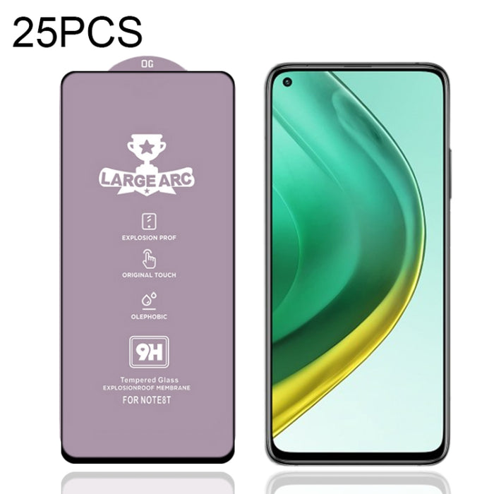 25 PCS 9H HD Película de vidrio templado de pantalla completa de alto alúmina de arco grande, For Xiaomi Redmi Note 10 (25 PCS), For Xiaomi Mi 10T 5G (25 PCS), For Xiaomi Mi 10T Pro 5G (25 PCS), For Xiaomi Mi 10T Lite 5G (25 PCS)                       ...