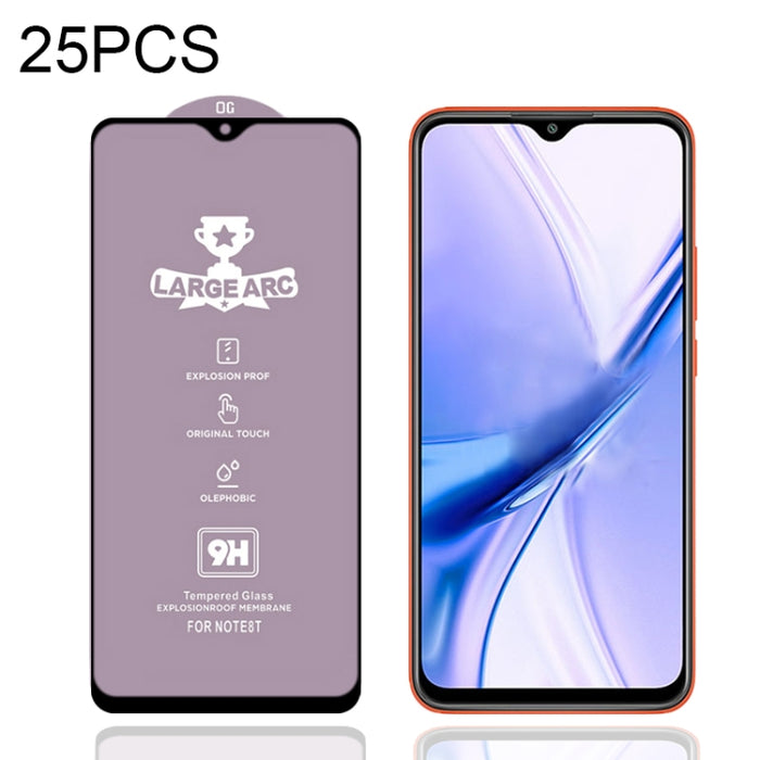 25 PCS 9H HD Película de vidrio templado de pantalla completa de alto alúmina de arco grande, For Xiaomi Redmi Note 10 (25 PCS), For Xiaomi Mi 10T 5G (25 PCS), For Xiaomi Mi 10T Pro 5G (25 PCS), For Xiaomi Mi 10T Lite 5G (25 PCS)                       ...