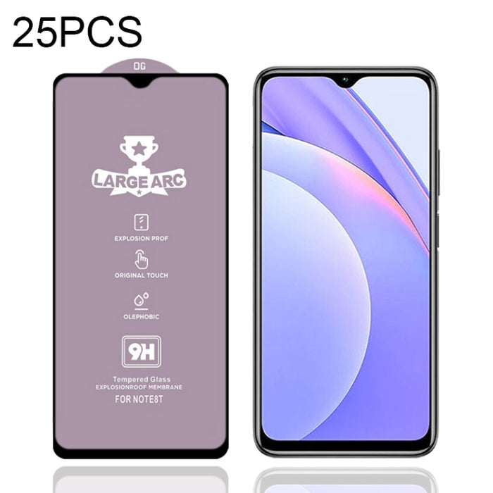 25 PCS 9H HD Película de vidrio templado de pantalla completa de alto alúmina de arco grande, For Xiaomi Redmi Note 10 (25 PCS), For Xiaomi Mi 10T 5G (25 PCS), For Xiaomi Mi 10T Pro 5G (25 PCS), For Xiaomi Mi 10T Lite 5G (25 PCS)                       ...