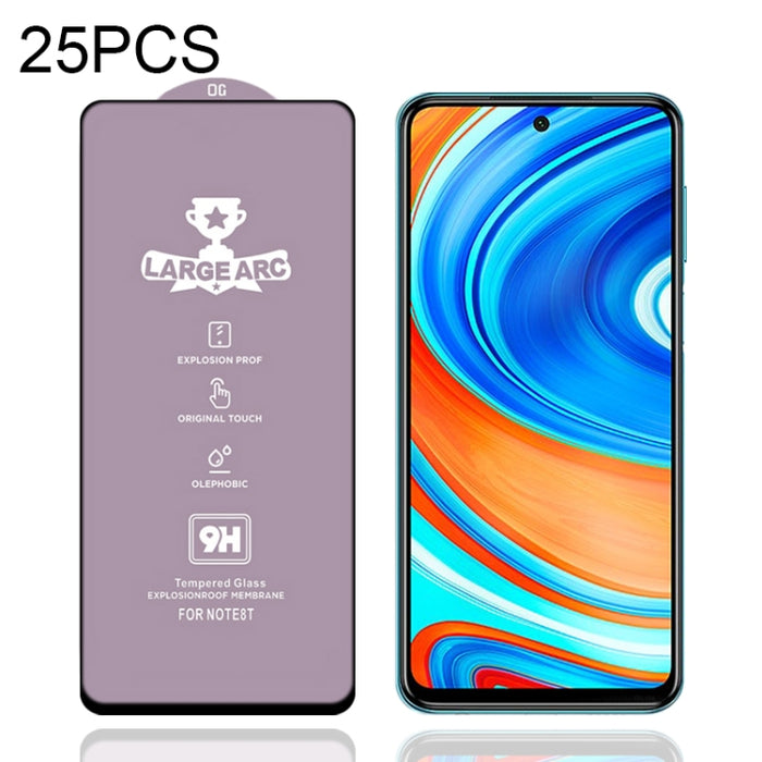 25 PCS 9H HD Película de vidrio templado de pantalla completa de alto alúmina de arco grande, For Xiaomi Redmi Note 10 (25 PCS), For Xiaomi Mi 10T 5G (25 PCS), For Xiaomi Mi 10T Pro 5G (25 PCS), For Xiaomi Mi 10T Lite 5G (25 PCS)                       ...