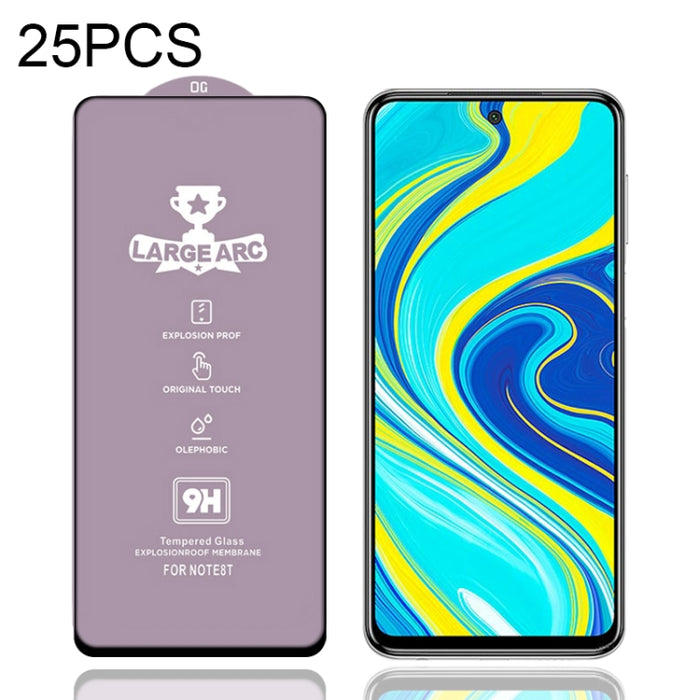 25 PCS 9H HD Película de vidrio templado de pantalla completa de alto alúmina de arco grande, For Xiaomi Redmi Note 10 (25 PCS), For Xiaomi Mi 10T 5G (25 PCS), For Xiaomi Mi 10T Pro 5G (25 PCS), For Xiaomi Mi 10T Lite 5G (25 PCS)                       ...