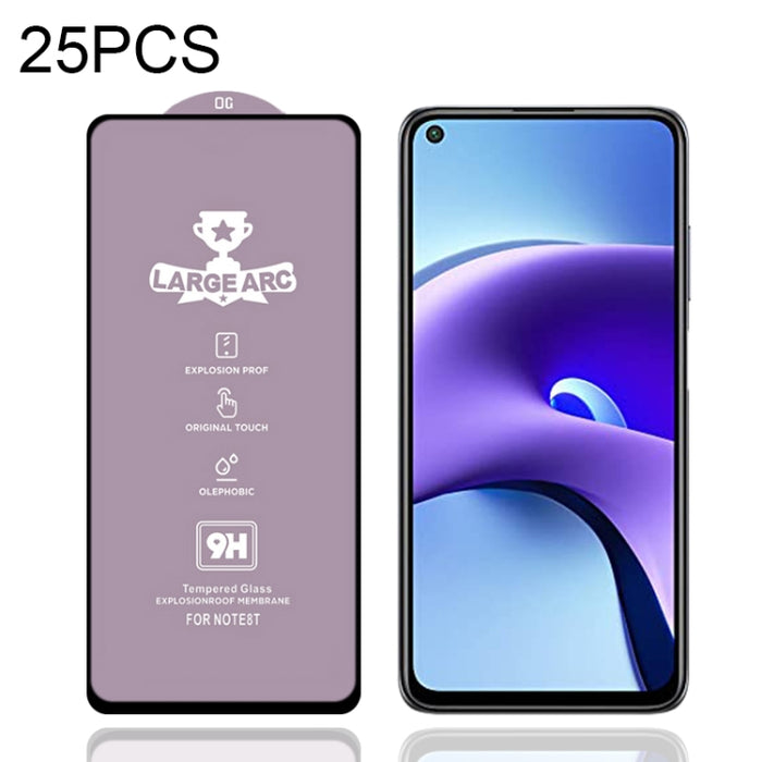 25 PCS 9H HD Película de vidrio templado de pantalla completa de alto alúmina de arco grande, For Xiaomi Redmi Note 10 (25 PCS), For Xiaomi Mi 10T 5G (25 PCS), For Xiaomi Mi 10T Pro 5G (25 PCS), For Xiaomi Mi 10T Lite 5G (25 PCS)                       ...