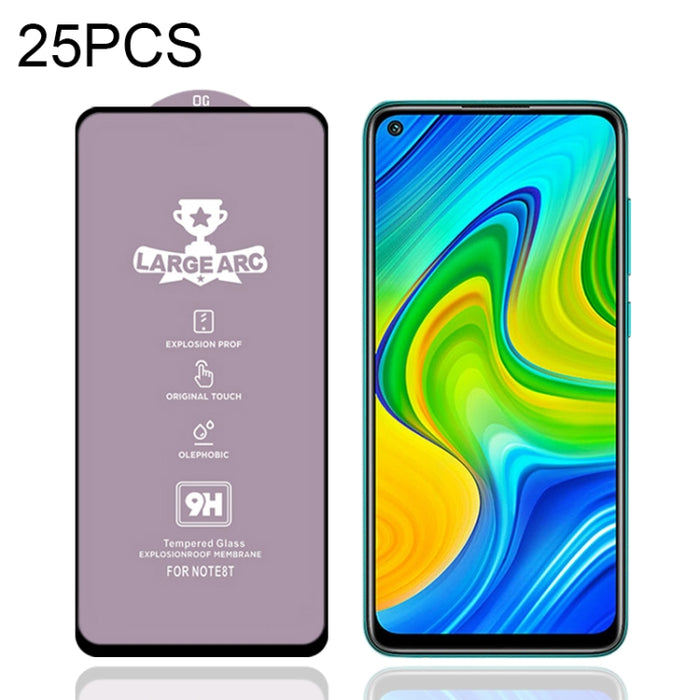 25 PCS 9H HD Película de vidrio templado de pantalla completa de alto alúmina de arco grande, For Xiaomi Redmi Note 10 (25 PCS), For Xiaomi Mi 10T 5G (25 PCS), For Xiaomi Mi 10T Pro 5G (25 PCS), For Xiaomi Mi 10T Lite 5G (25 PCS)                       ...