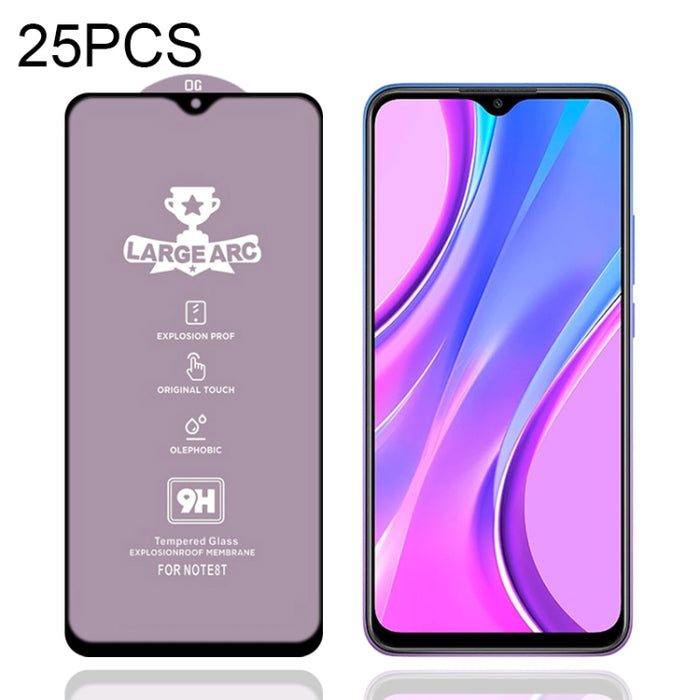 25 PCS 9H HD Película de vidrio templado de pantalla completa de alto alúmina de arco grande, For Xiaomi Redmi Note 10 (25 PCS), For Xiaomi Mi 10T 5G (25 PCS), For Xiaomi Mi 10T Pro 5G (25 PCS), For Xiaomi Mi 10T Lite 5G (25 PCS)                       ...