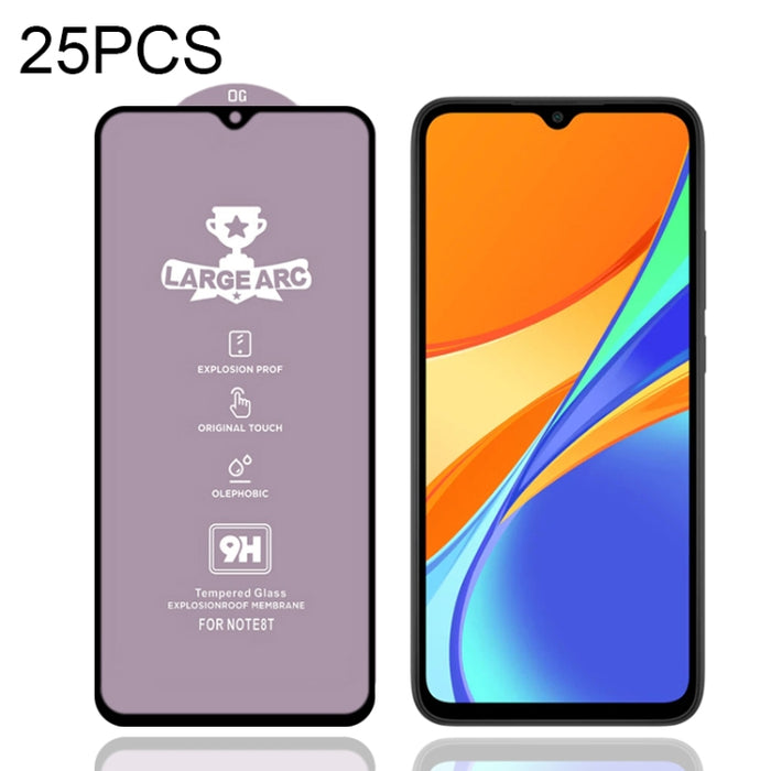 25 PCS 9H HD Película de vidrio templado de pantalla completa de alto alúmina de arco grande, For Xiaomi Redmi Note 10 (25 PCS), For Xiaomi Mi 10T 5G (25 PCS), For Xiaomi Mi 10T Pro 5G (25 PCS), For Xiaomi Mi 10T Lite 5G (25 PCS)                       ...