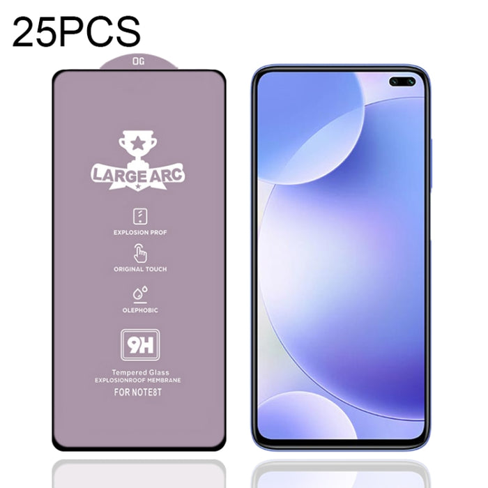 25 PCS 9H HD Película de vidrio templado de pantalla completa de alto alúmina de arco grande, For Xiaomi Redmi Note 10 (25 PCS), For Xiaomi Mi 10T 5G (25 PCS), For Xiaomi Mi 10T Pro 5G (25 PCS), For Xiaomi Mi 10T Lite 5G (25 PCS)                       ...