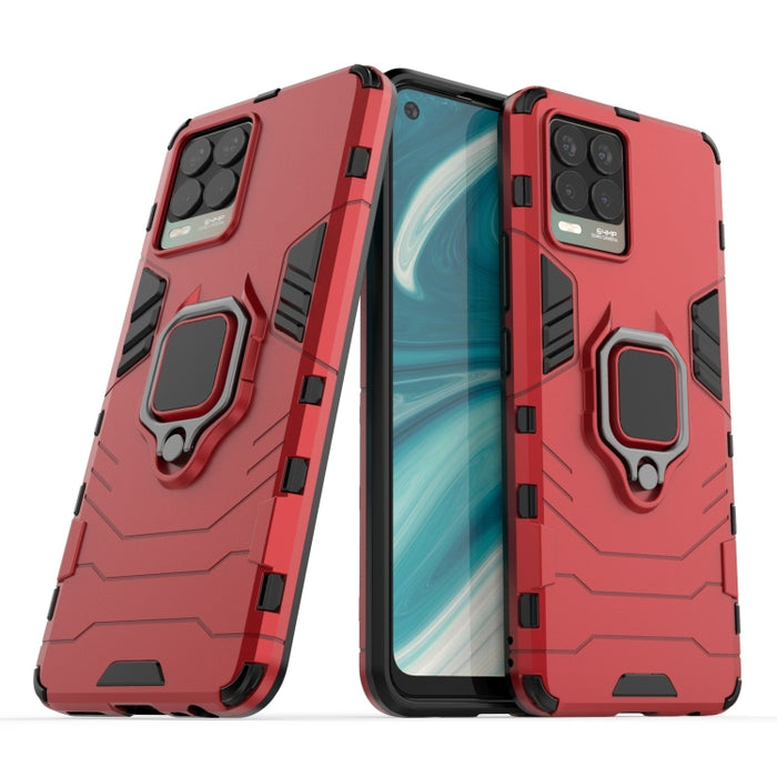 Funda protectora de PC + TPU a prueba de golpes con soporte de anillo magnético, For OnePlus 9R, For OPPO Realme 8, For Xiaomi Mi 11 Lite