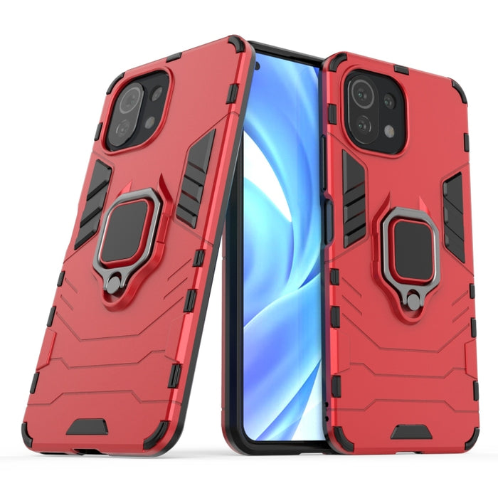 Funda protectora de PC + TPU a prueba de golpes con soporte de anillo magnético, For OnePlus 9R, For OPPO Realme 8, For Xiaomi Mi 11 Lite