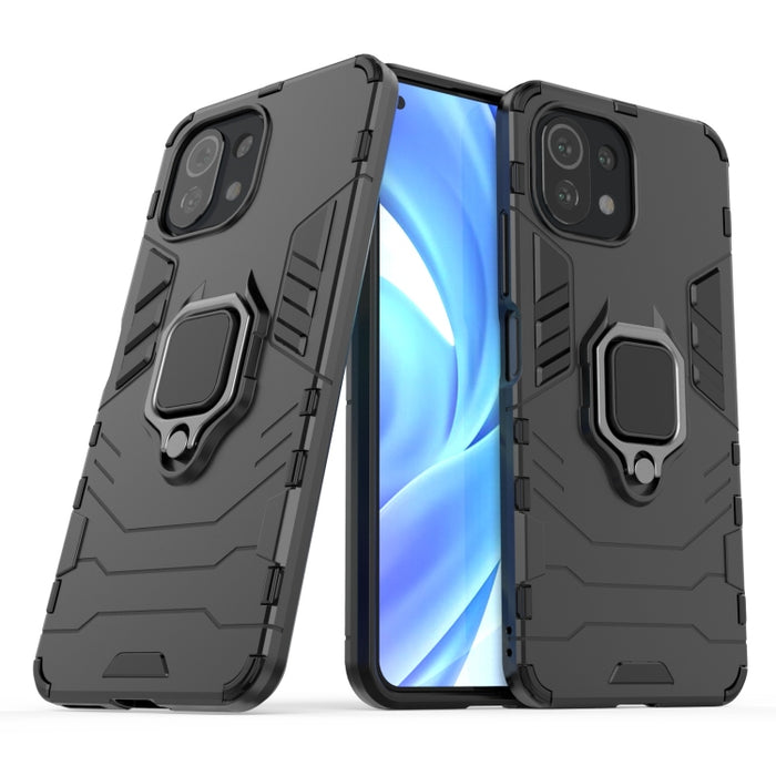 Funda protectora de PC + TPU a prueba de golpes con soporte de anillo magnético, For OnePlus 9R, For OPPO Realme 8, For Xiaomi Mi 11 Lite