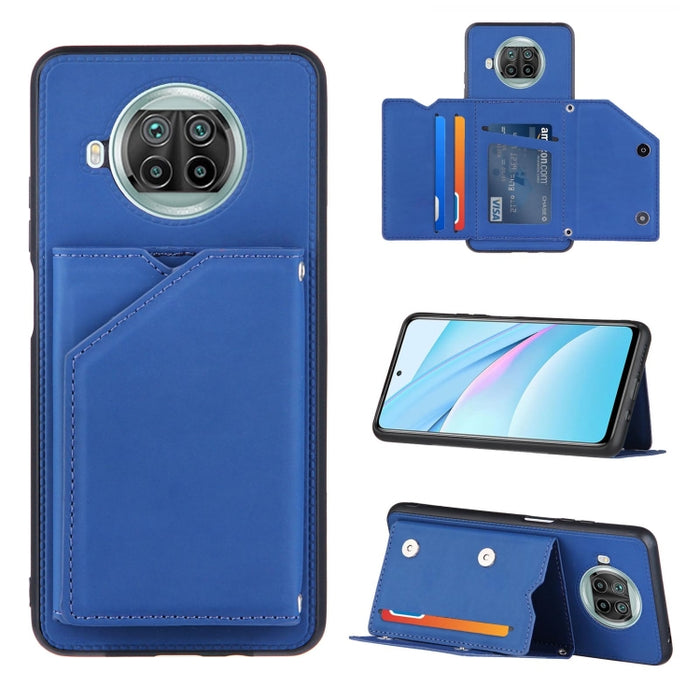 Skin Feel PU + TPU + PC Contraportada Estuche a prueba de golpes con ranuras para tarjetas y soporte y marco de fotos, For OPPO A93 5G, For OPPO A94, For Samsung Galaxy A02s (US Version), For Samsung Galaxy A02s (EU Version)                            ...