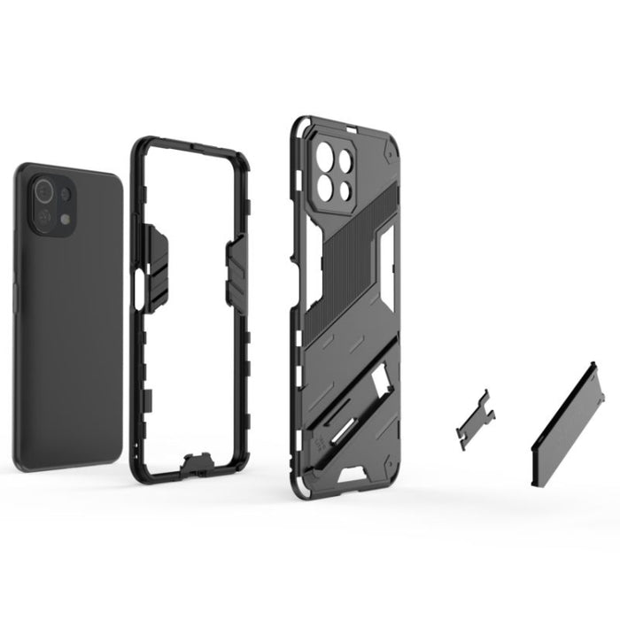 Punk Armor 2 en 1 PC + TPU Estuche a prueba de golpes con soporte invisible, For Xiaomi Mi 11 Lite