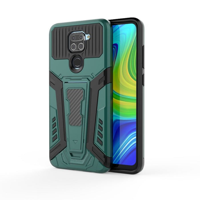 War Chariot Series Armor Todo incluido a prueba de golpes PC + TPU Funda protectora con soporte invisible, For Xiaomi Redmi Note 9, For Xiaomi Mi 10T Lite 5G, For Xiaomi Poco X3