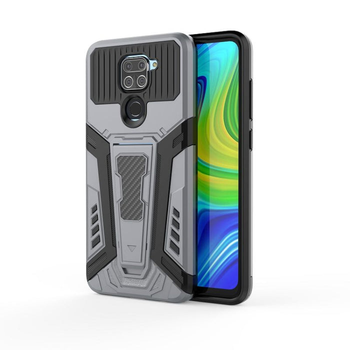 War Chariot Series Armor Todo incluido a prueba de golpes PC + TPU Funda protectora con soporte invisible, For Xiaomi Redmi Note 9, For Xiaomi Mi 10T Lite 5G, For Xiaomi Poco X3