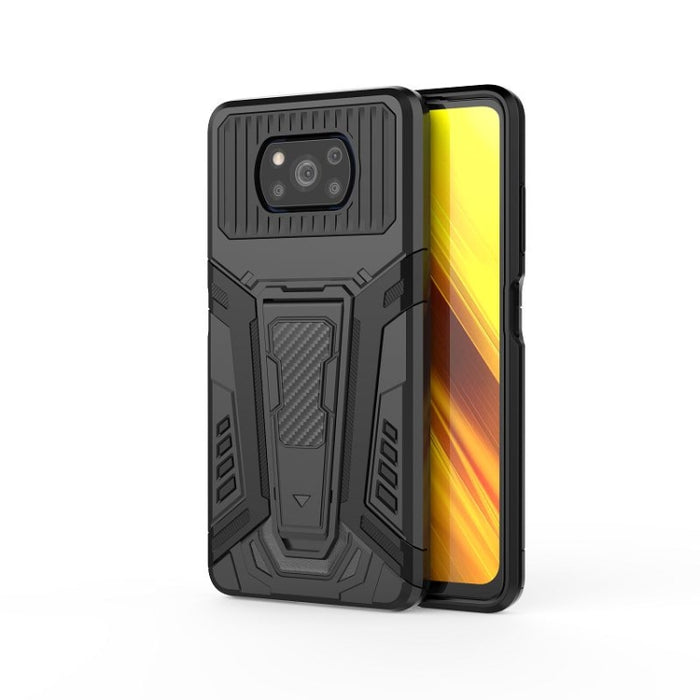 War Chariot Series Armor Todo incluido a prueba de golpes PC + TPU Funda protectora con soporte invisible, For Xiaomi Redmi Note 9, For Xiaomi Mi 10T Lite 5G, For Xiaomi Poco X3