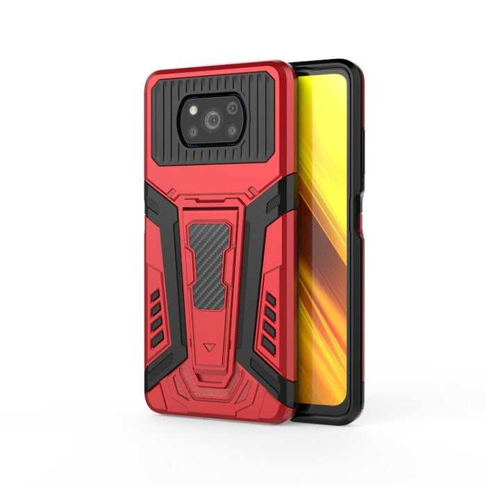 War Chariot Series Armor Todo incluido a prueba de golpes PC + TPU Funda protectora con soporte invisible, For Xiaomi Redmi Note 9, For Xiaomi Mi 10T Lite 5G, For Xiaomi Poco X3