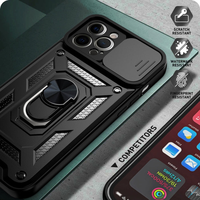 Diseño de cubierta de cámara deslizante Funda protectora de TPU + PC, For iPhone 11, For iPhone 11 pro, For iPhone 11 Pro Max, For iPhone 12, For iPhone 12 Pro, For iPhone 12 Pro Max