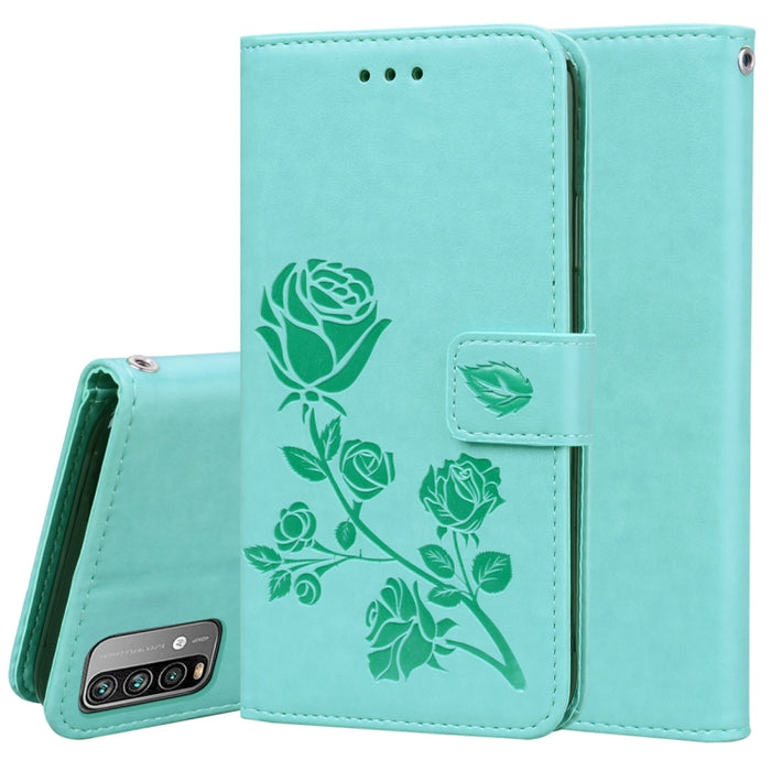 Estuche de cuero de PU con tapa horizontal en relieve rosa con soporte y ranuras para tarjetas y billetera, For Xiaomi Redmi 9T, For Xiaomi Mi 11 Lite, For Xiaomi Mi 11, For Xiaomi Redmi Note 9T 5G, For Xiaomi Redmi Note 10, For Xiaomi Redmi K40 / K40 ...