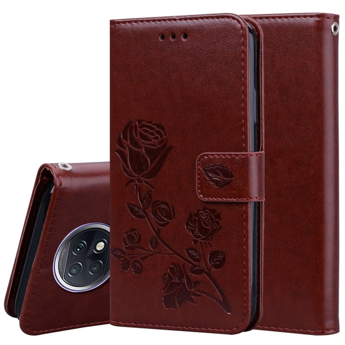 Estuche de cuero de PU con tapa horizontal en relieve rosa con soporte y ranuras para tarjetas y billetera, For Xiaomi Redmi 9T, For Xiaomi Mi 11 Lite, For Xiaomi Mi 11, For Xiaomi Redmi Note 9T 5G, For Xiaomi Redmi Note 10, For Xiaomi Redmi K40 / K40 ...