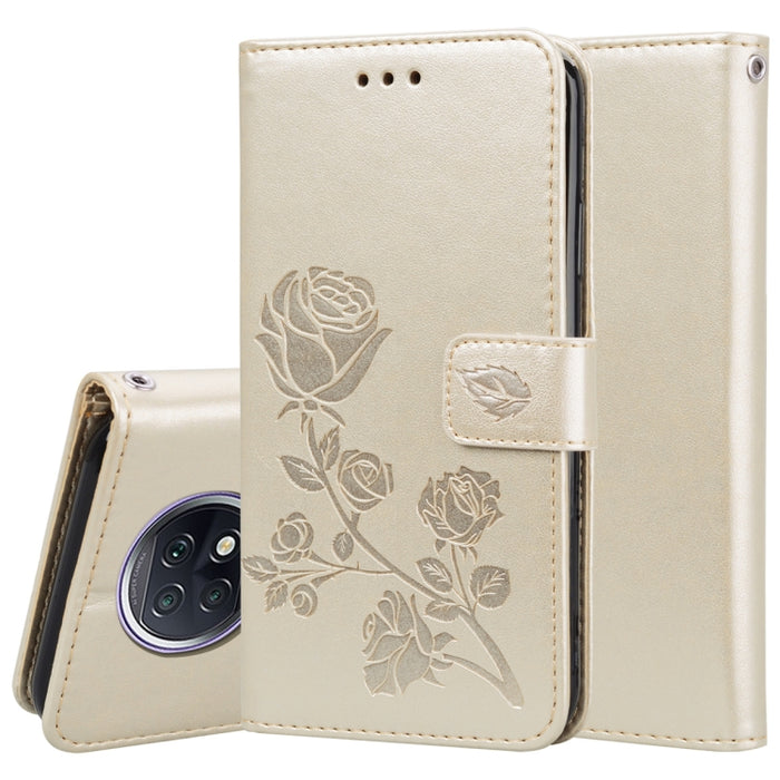 Estuche de cuero de PU con tapa horizontal en relieve rosa con soporte y ranuras para tarjetas y billetera, For Xiaomi Redmi 9T, For Xiaomi Mi 11 Lite, For Xiaomi Mi 11, For Xiaomi Redmi Note 9T 5G, For Xiaomi Redmi Note 10, For Xiaomi Redmi K40 / K40 ...