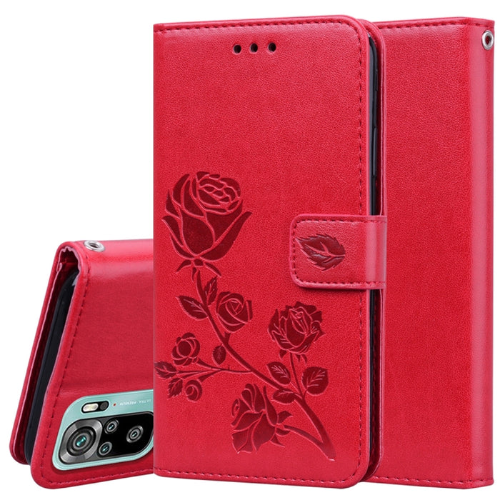 Estuche de cuero de PU con tapa horizontal en relieve rosa con soporte y ranuras para tarjetas y billetera, For Xiaomi Redmi 9T, For Xiaomi Mi 11 Lite, For Xiaomi Mi 11, For Xiaomi Redmi Note 9T 5G, For Xiaomi Redmi Note 10, For Xiaomi Redmi K40 / K40 ...