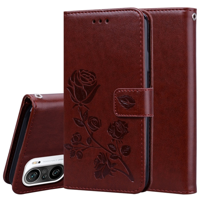 Estuche de cuero de PU con tapa horizontal en relieve rosa con soporte y ranuras para tarjetas y billetera, For Xiaomi Redmi 9T, For Xiaomi Mi 11 Lite, For Xiaomi Mi 11, For Xiaomi Redmi Note 9T 5G, For Xiaomi Redmi Note 10, For Xiaomi Redmi K40 / K40 ...