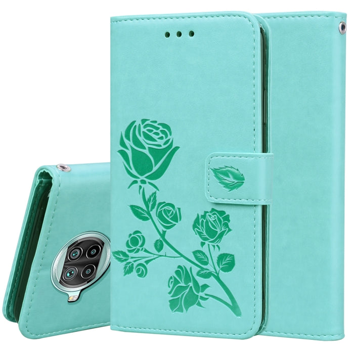 Estuche de cuero de PU con tapa horizontal en relieve rosa con soporte y ranuras para tarjetas y billetera, For Xiaomi Redmi 9T, For Xiaomi Mi 11 Lite, For Xiaomi Mi 11, For Xiaomi Redmi Note 9T 5G, For Xiaomi Redmi Note 10, For Xiaomi Redmi K40 / K40 ...