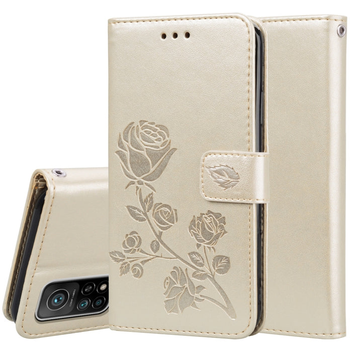 Estuche de cuero de PU con tapa horizontal en relieve rosa con soporte y ranuras para tarjetas y billetera, For Xiaomi Redmi 9T, For Xiaomi Mi 11 Lite, For Xiaomi Mi 11, For Xiaomi Redmi Note 9T 5G, For Xiaomi Redmi Note 10, For Xiaomi Redmi K40 / K40 ...