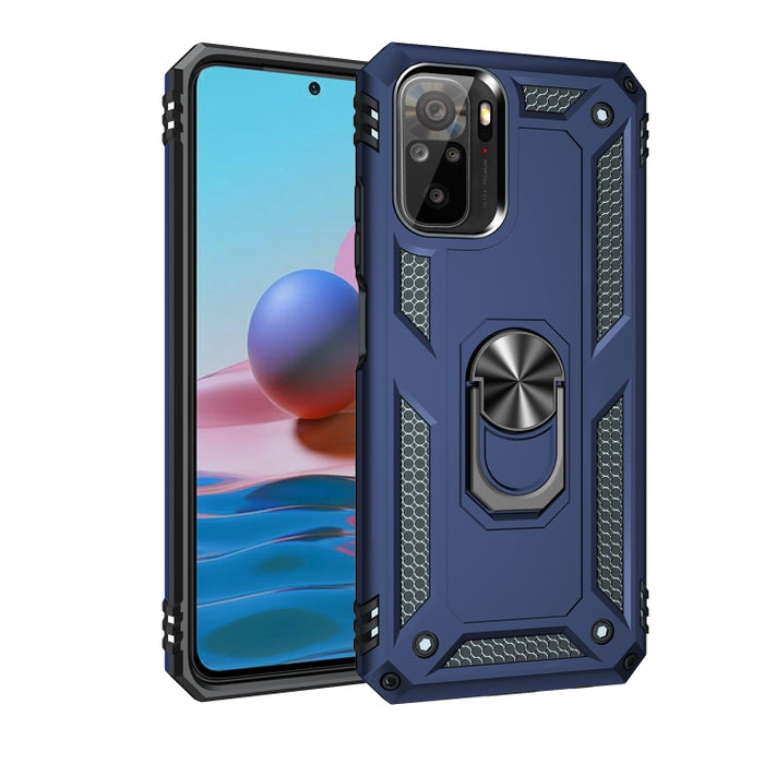 Funda protectora de TPU + PC a prueba de golpes con soporte giratorio de 360 grados, For Xiaomi Redmi Note 10 / Note 10s